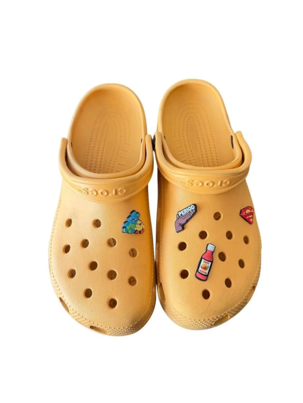 Justin Bieber x Crocs Drew House Classic Clog Yellow Limited Edition size 10